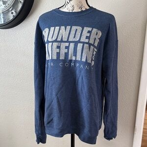 Dunder Mifflin The Office Blue Crewneck Sweatshirt